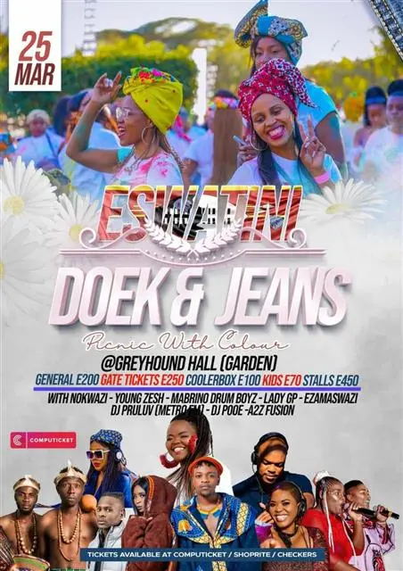 Eswatini Doek And Jeans Picnic With Colour