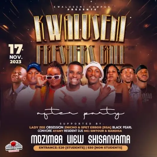 Kwaluseni Freshers Ball After Party