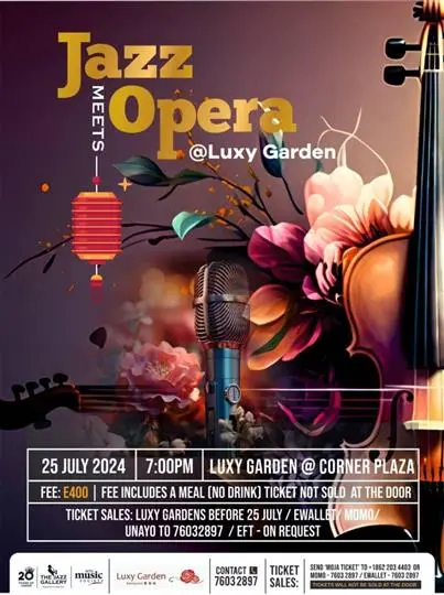 Jazz Meets Opera At Luxy Gardens