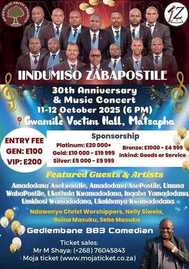 IIndumiso ZabaPostile 30th Anniversary