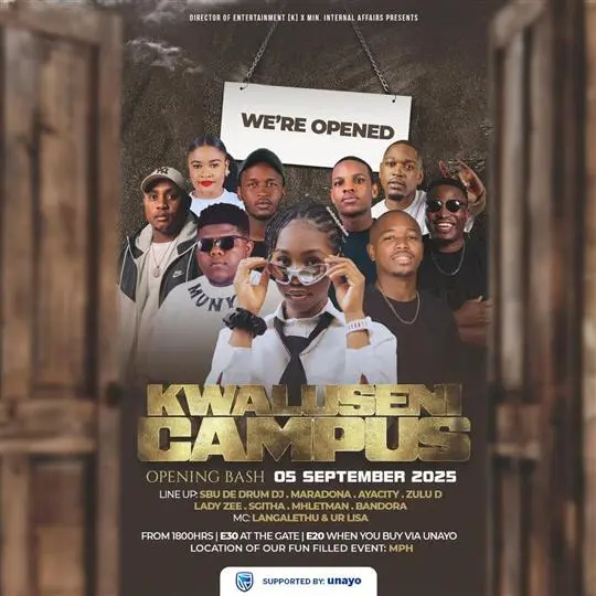 Kwaluseni Campus Opening Bash