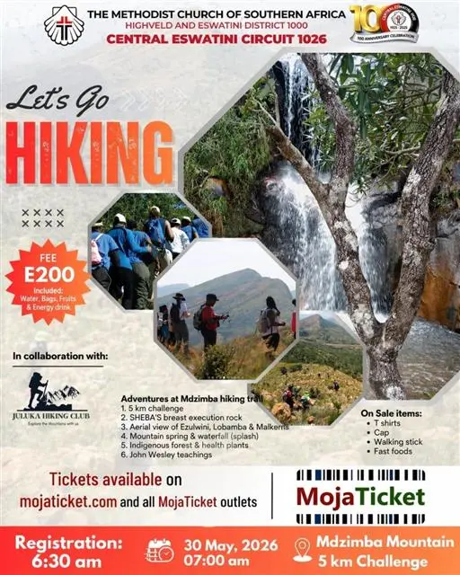 Central Eswatini Circuit 1026 Fundraising Hike